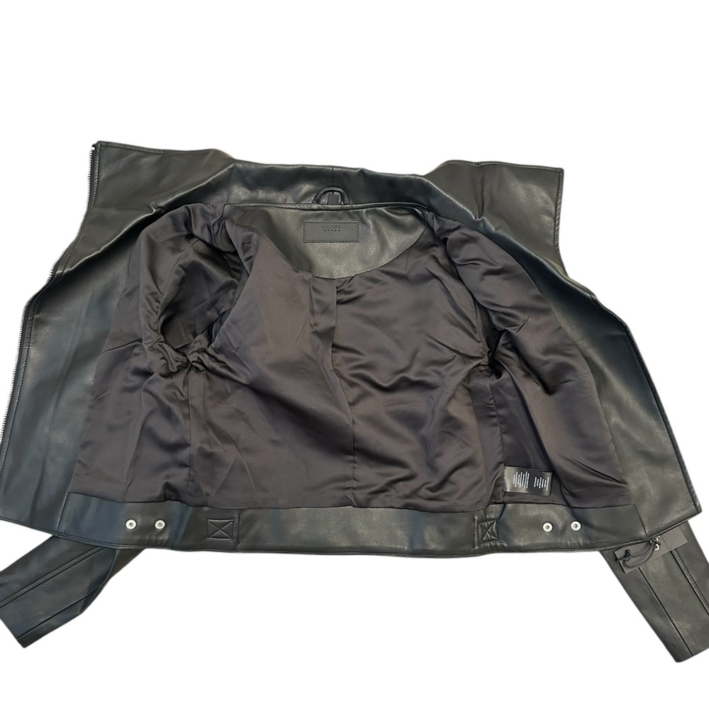 BLANKNYC Faux Leather Moto Jacket Best In Show Black Women Small NWT $128 MSRP - Picture 7 of 14